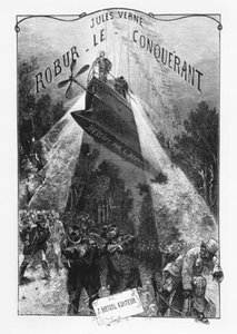 Frontispiece Of 'robur Le Conquerant'