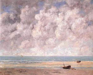 The Calm Sea — Gustave Courbet, Realism