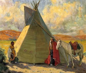 Crow Tent — Eanger Irving Couse