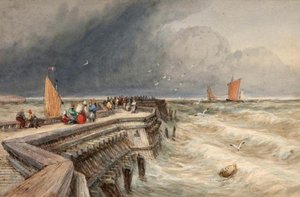 Calais Pier — David Cox