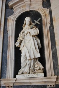 Statue Of St. Bruno Of Cologne — Giuseppe Lironi (atrib)