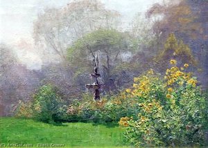 The Fountain — Elioth Gruner