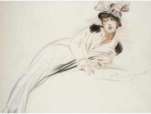 Portrait Of Margaret Kelly — Paul César Helleu