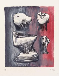 Heads, Ideas For Sculpture — Henry Moore