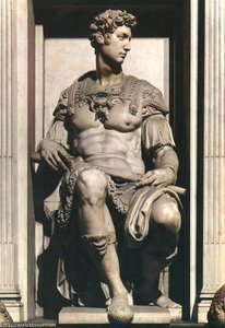 El Mausoleo De Giuliano De' Medici (detalle) — Miguel Ángel, High Renaissance