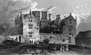 South View Of Eastbury House — William Henry Bartlett, Romanticism