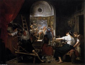 Die Legende Von Arachne (las Hilanderas) — Diego Rodríguez De Silva Y Velázquez