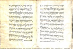 True Genealogy Of The Most Ancient Boncompagni Family Of Bologna Etc.: Pages 20-21 — Angelo Boncompagni