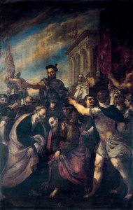 Traditio Clavium — Luca Giordano