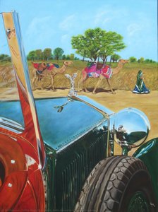 Rolls Encounter With Camel Caravan — Vidita Singh Of Barwani
