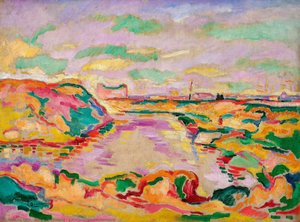 Landscape Near Antwerp — Georges Braque, Cubist Landscape