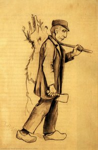 Man With A Sack Of Wood — Vincent Willem Van Gogh, Realism