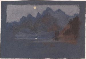 Mountains In Moonlight — Arthur B. Davies