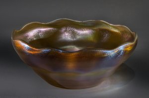 Gold Favrile Bowl — Studio Of Louis Comfort Tiffany, Art Nouveau
