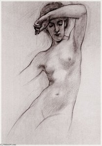 Study Of Florence Bird - — Herbert James Draper