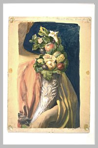 Etude D'une Corne D'abondance — John La Farge