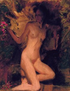 A Female Nude — George Spencer Watson