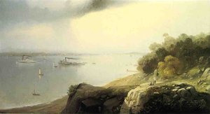 A View Of New York From Castle Point, Hoboken — Andrew Melrose