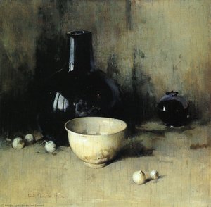 Still Life with Self-Portrait Reflection