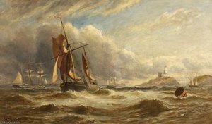 Shipping Off Mumbles — John Syer