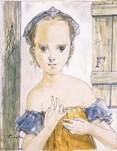 Jeune Fille Aux Épaules Nues — Léonard Tsuguharu Foujita