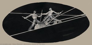 Decoration Sketch For The Play — Petre Otskheli
