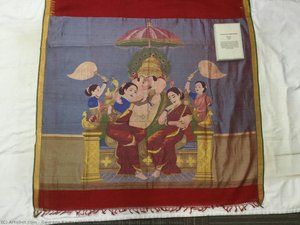 Ganapati With Riddhi And Siddhi: Textile — Gaurang Kumar Shah