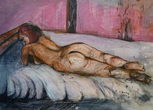 Gabriele on the bamboo bed 1