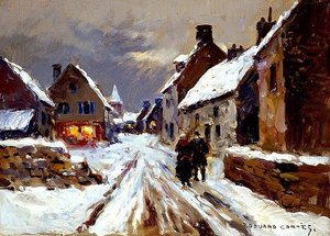 Winter Evening — Edouard Cortès