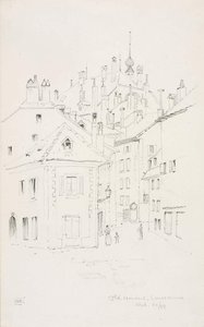 Old Houses, Lausanne — George Elbert Burr