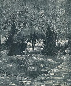 Park Am Arles Mit Dem Eingang Durch Die Bäume, Der — Vincent Willem Van Gogh, Post-impressionism