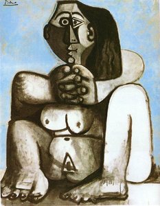 Seated Female Nude — Pablo Picasso, Surrealism