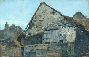 Study Of Buildings ('study From Nature') — John Linnell
