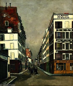Rue Philippe-de-girard À Paris — Maurice Utrillo