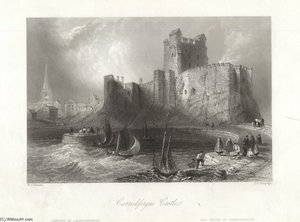 Carrickfergus Castle — William Henry Bartlett