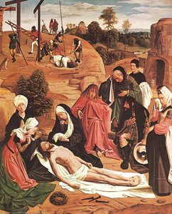 Lamentation Over The Dead Christ — Geertgen Tot Sint Jans, Early Netherlandish Painting