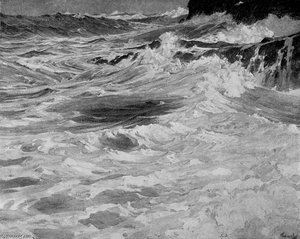 At The Base Of The Cliff — Frederick Judd Waugh