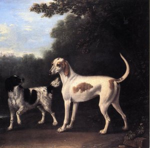 Two Of The Duchess Of Marlborough's Dogs — Džon Vuton