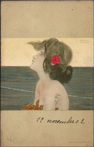 Girls Between Brown-green Borders — Raphael Kirchner