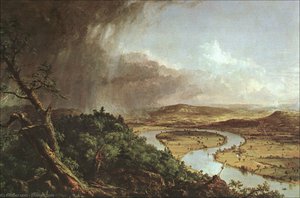 The Connecticut River Near Northampton — Thomas Cole