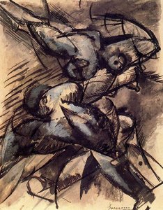 Dynamic Decomposition — Umberto Boccioni, Cubist Decomposition