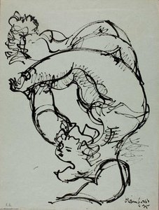 Balancing (study for sculpture)
