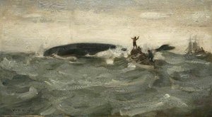 Whale Blowing — Henry Scott Tuke
