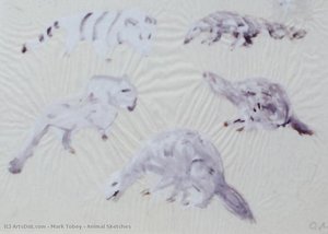 Animal Sketches — Mark Tobey