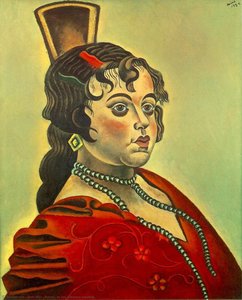 Retrato De Una Bailadora Española — Joan Miró, Surrealist Modernism