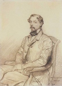 Portrait Of Comte Oscar De Ranchicourt — Théodore Chassériau
