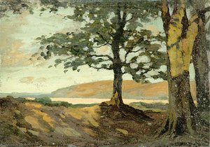 Country Scene With Trees — Gunning King