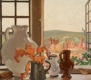 From My Window At Ditchling — Frank Brangwyn