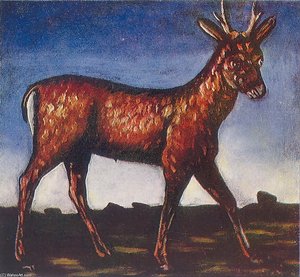 Deer — Niko Pirosmani