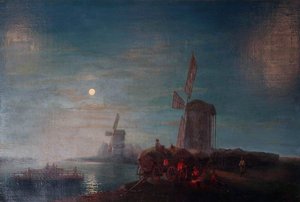 Windmill — Ivan Konstantinovich Aivazovsky